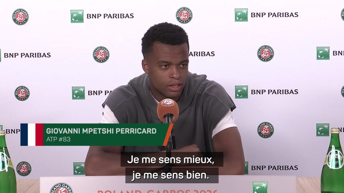 Mpetshi Perricard voit sa prochaine confrontation avec Djokovic comme une étape clé de sa progression