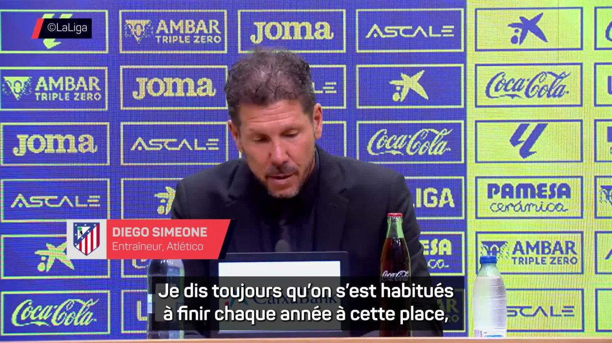 Simeone dresse un bilan globalement positif de la saison de l'Atlético Madrid